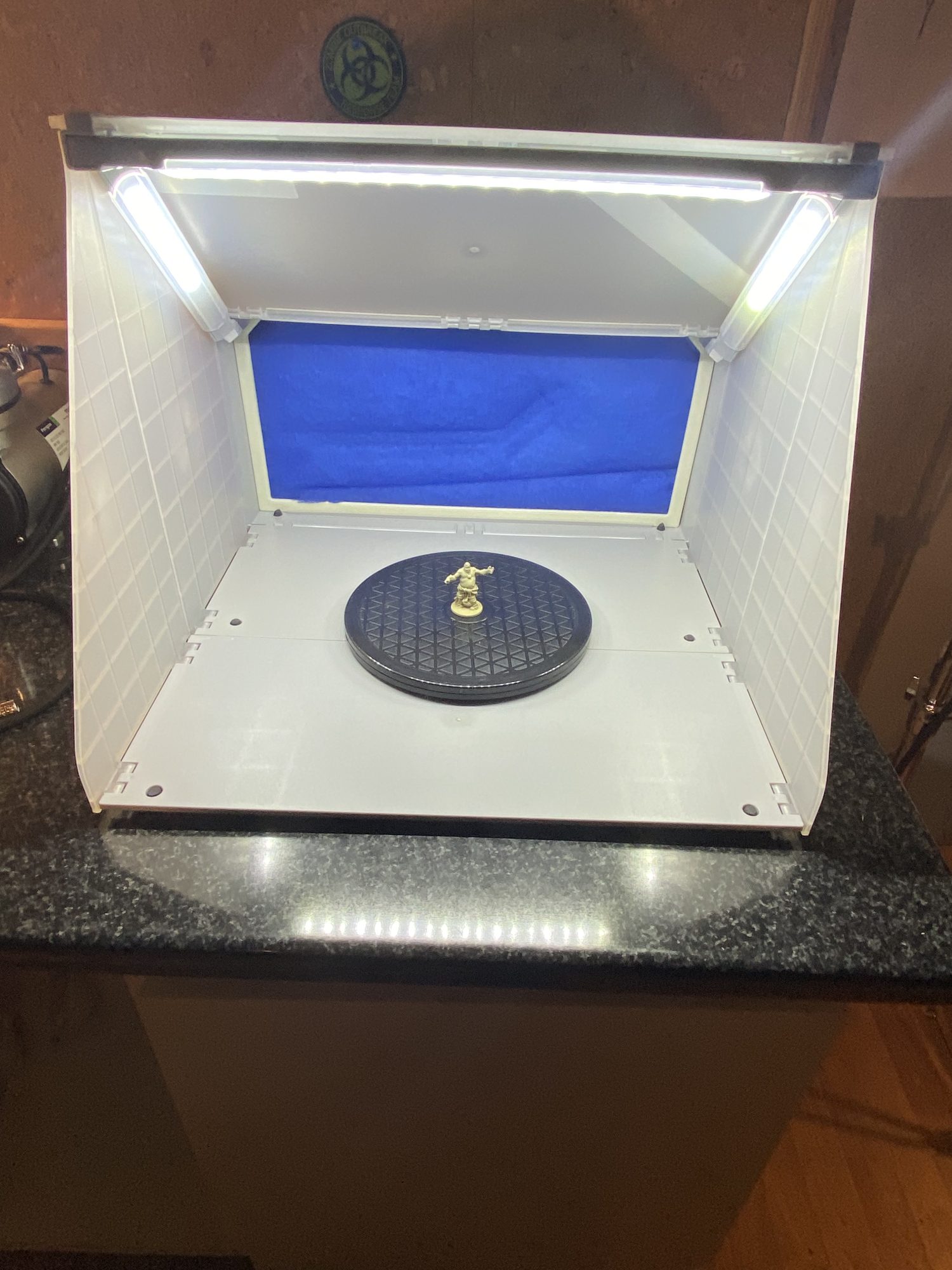 cabine de peinture avec extracteur